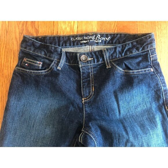 Tommy Hilfiger Womens Size 4 Regular Classic Hope Boot Cut Blue Jeans - Picture 2 of 5